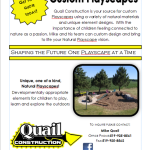 Quail Construction is your source for custom Playscapes!